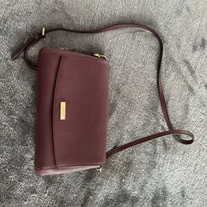 Kate Spade Burgundy Crossbody Bag with Timeless Elegance